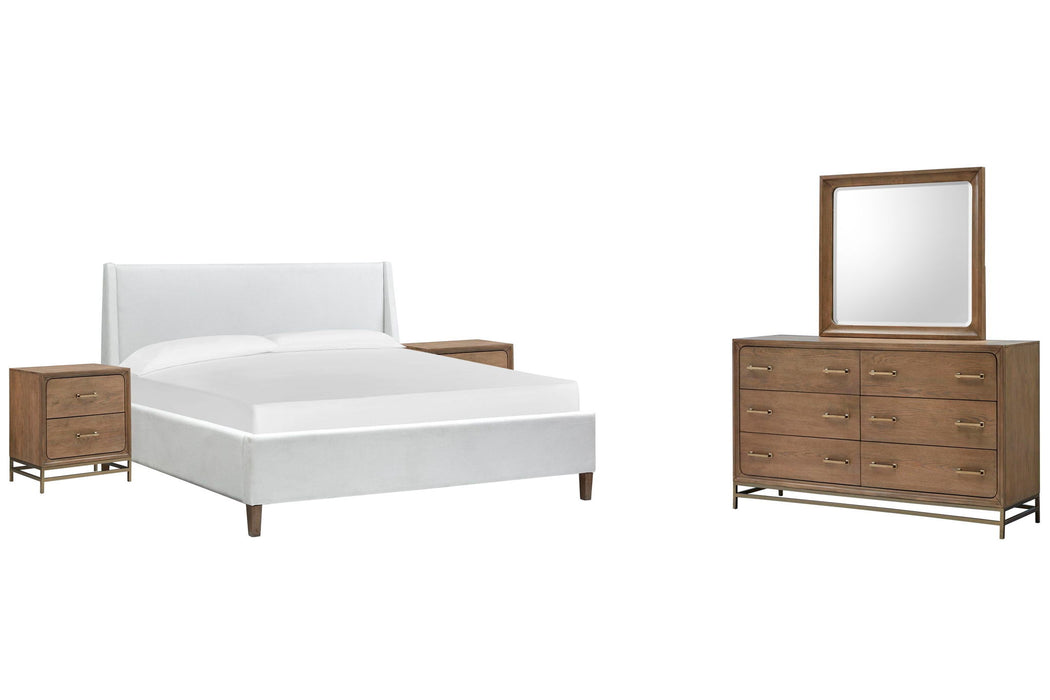 Lindon - Upholstered Island Bed Set