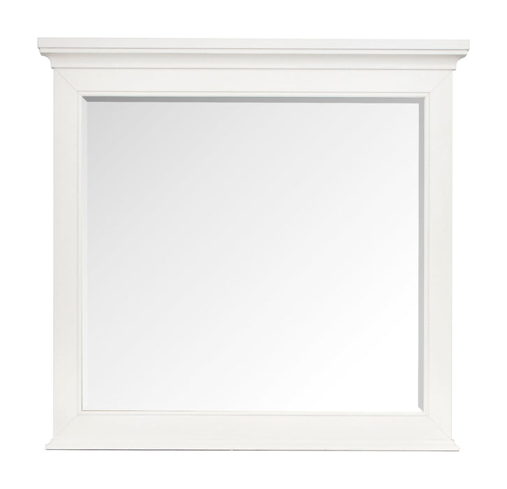 Juniper Hill - Landscape Mirror - Whisper White