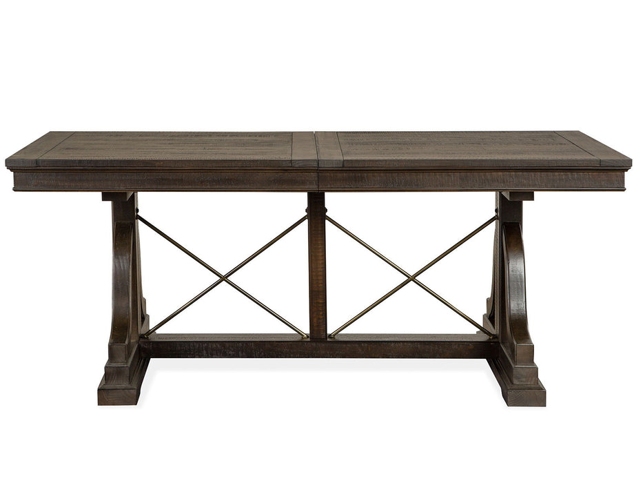 Westley Falls - Trestle Dining Table - Graphite