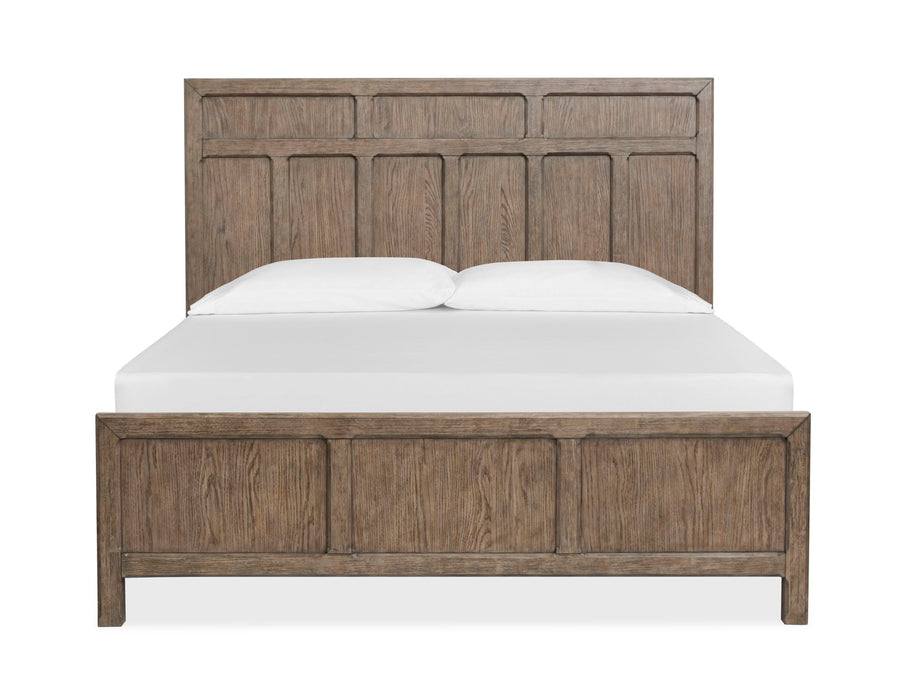 Claremont - Queen Panel Bed - Smokey Taupe