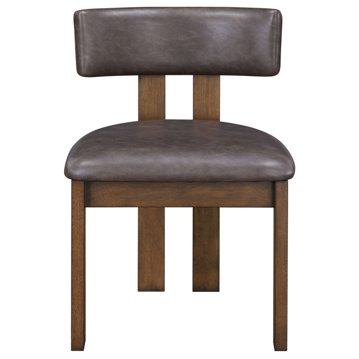 Cambridge - Dining Chair (Set of 2) - Brown / Brown — Furniture ...