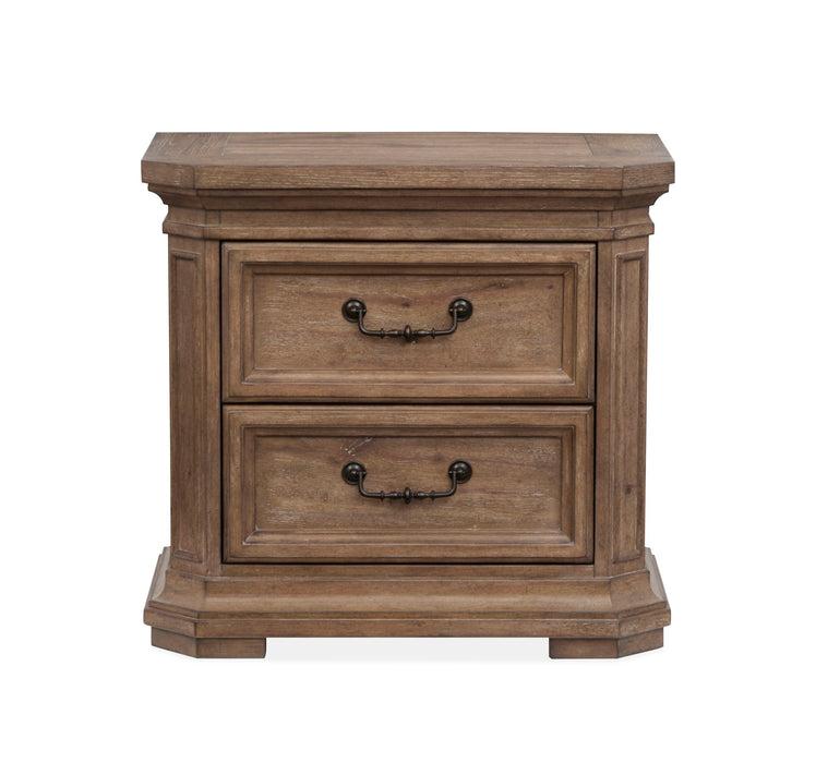Adler Court - Drawer Nightstand - Florentine Walnut