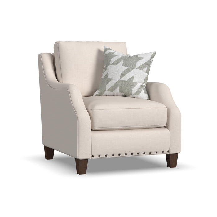 Gianna - Fabric Chair With Nailhead Trim