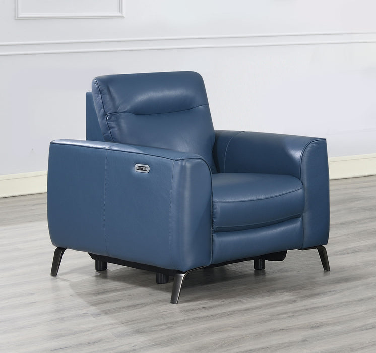 Sansa - Dual Power Reclining Chair - Ocean