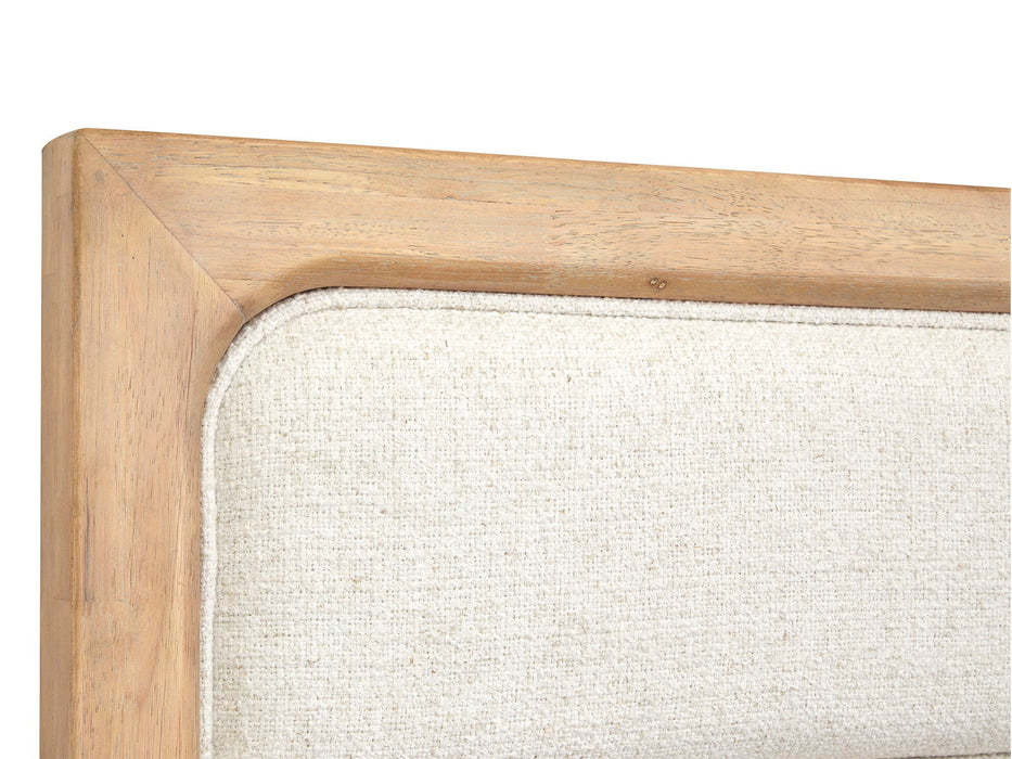 Somerset - Complete Panel Bed With Upholstered Headboard