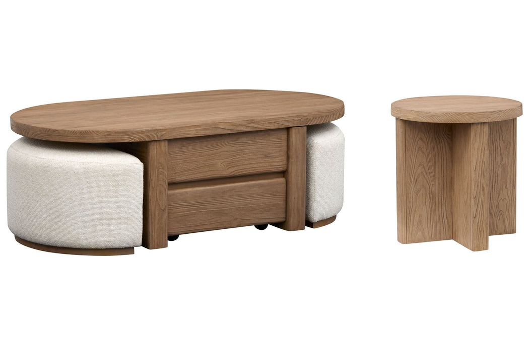 Hayden - Lift Top Storage Cocktail Table Set