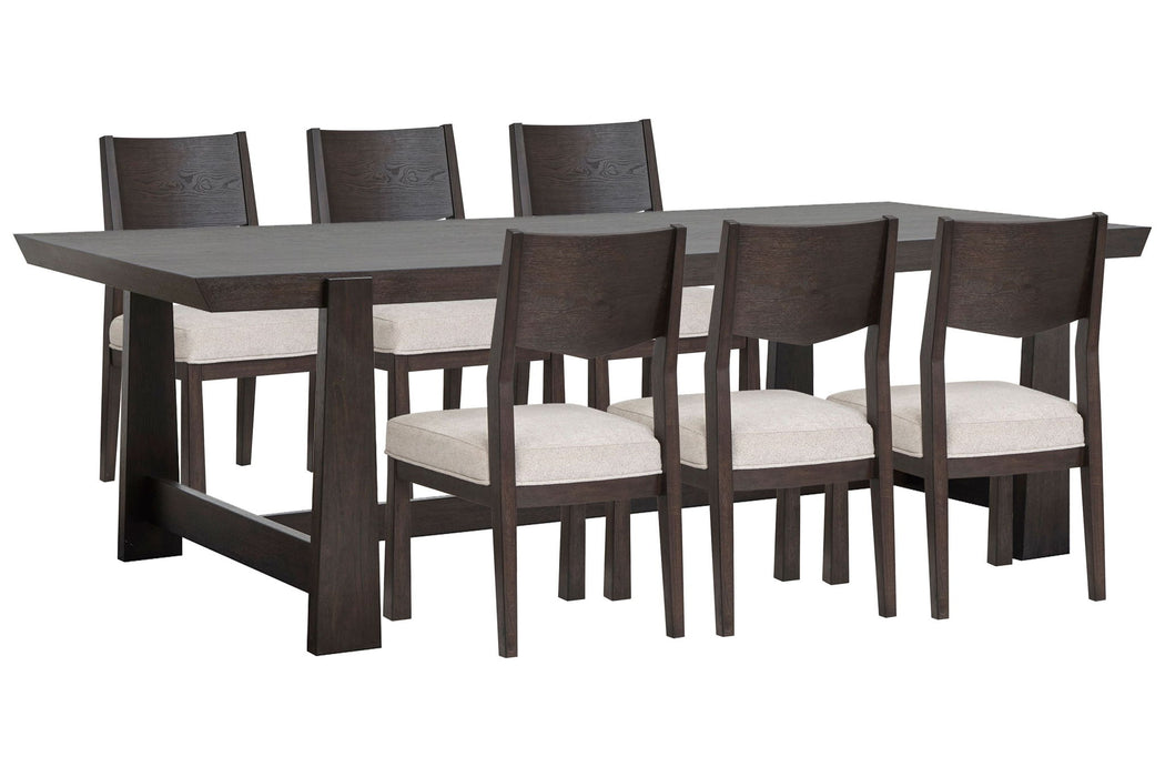 Tauren - Trestle Dining Table Set