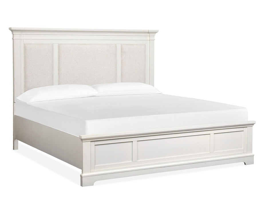 Kingston - Complete Panel Bed With Upholstered Headboard