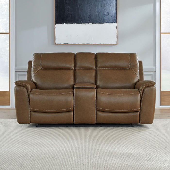 Collins - Loveseat With Console P3 & ZG - Brown