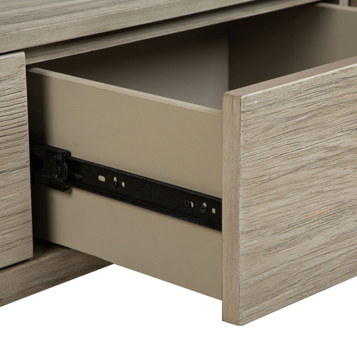 Conrad - Rectangular Sofa Table - Stone Harbor Grey