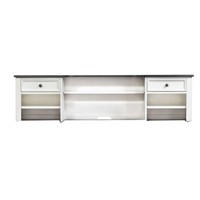 Allyson Park - Hutch - Wirebrushed White / Charcoal