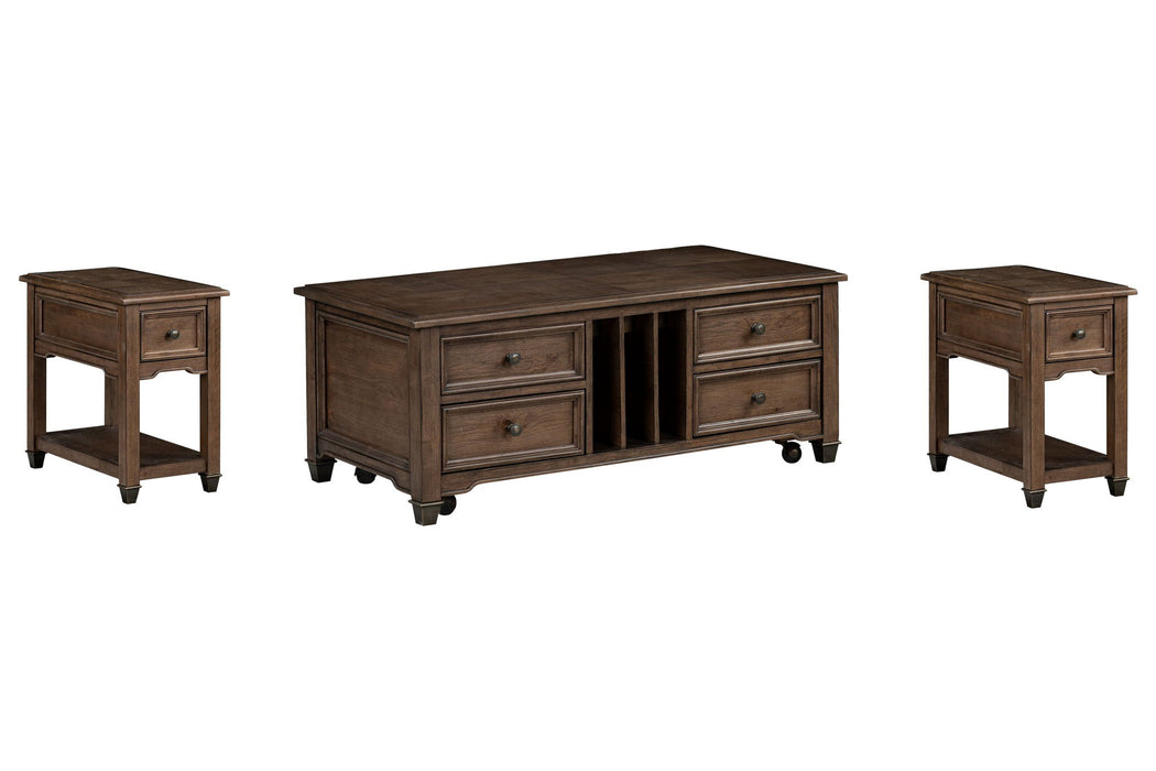 Cormac - Lift Top Storage Cocktail Table Set