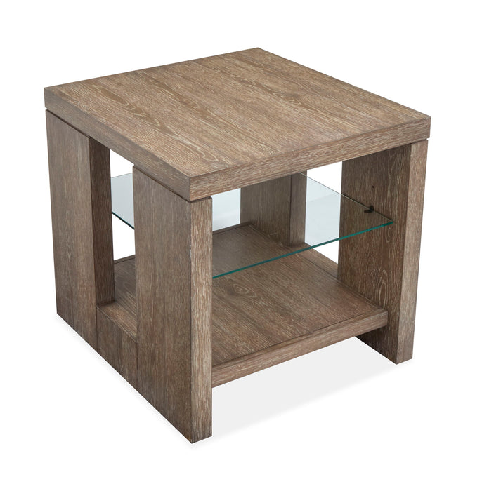 Conway - Rectangular End Table - Spiced Brown