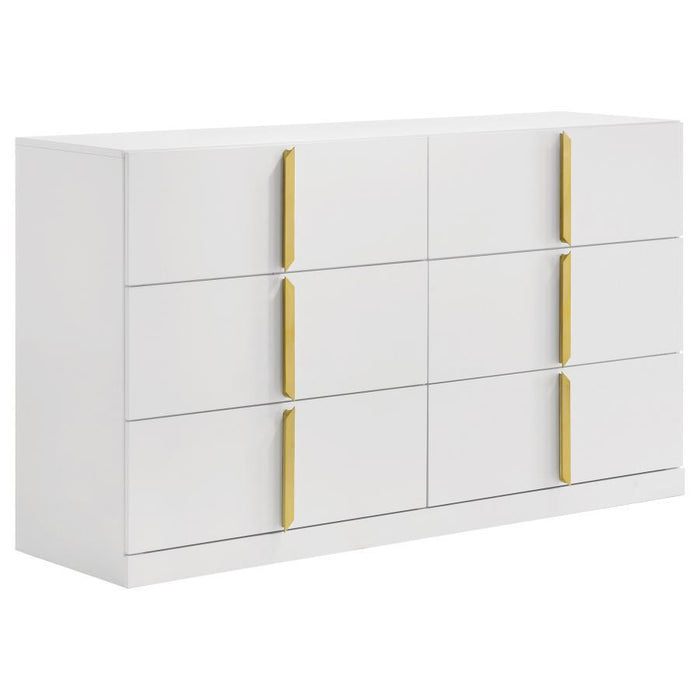 Ines - 6-Drawer Bedroom Dresser Cabinet