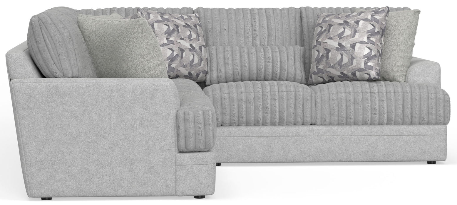 Titan - Sectional With Comfort Coil Seating And Accent Pillows Included