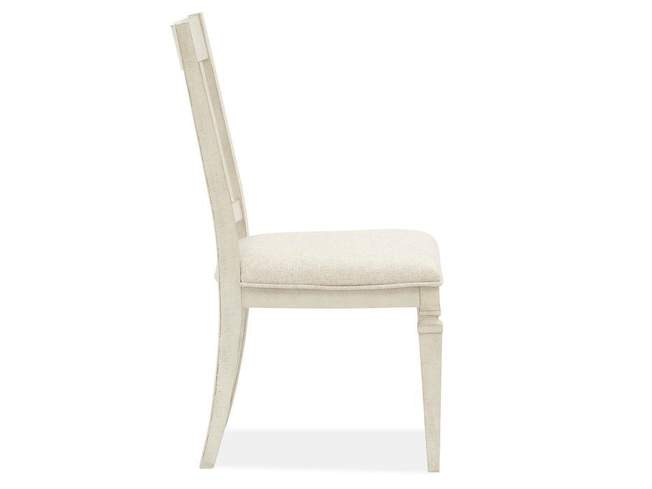 Newport - Dining Side Chair With Upholstered Seat (Set of 2) - Alabaster