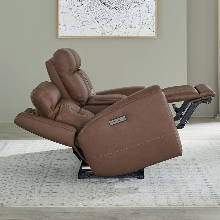 Beckham - Loveseat With Console P2 & ZG - Brown