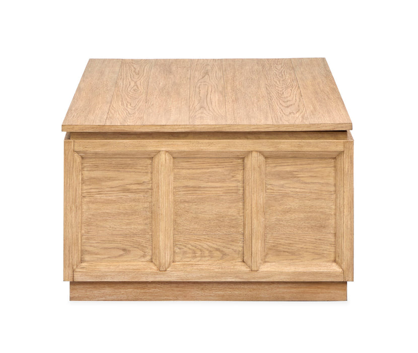 Burnham - Lift Top Storage Cocktail Table With Casters - Sable Dusk