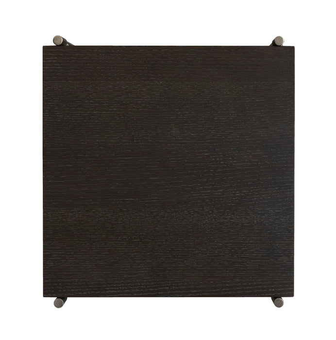 Spencer - Rectangular Accent Table - Dark Briarsmoke