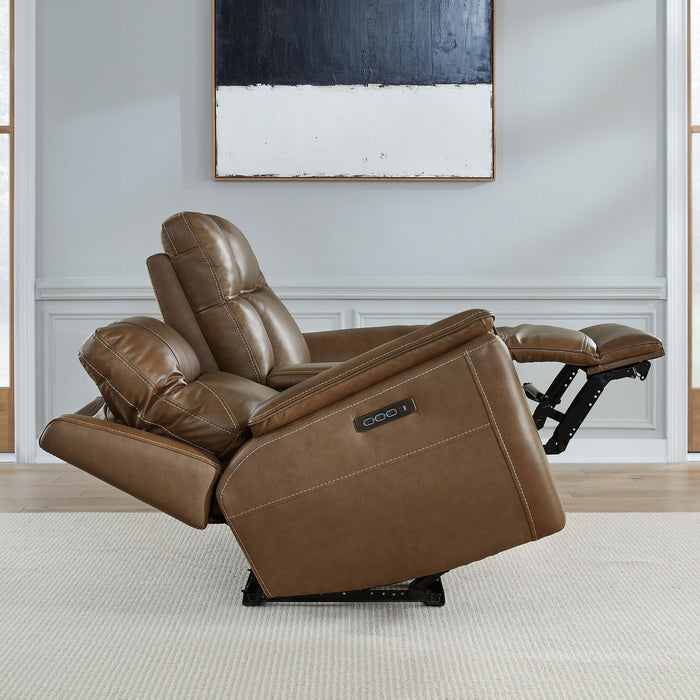 Collins - Loveseat With Console P3 & ZG - Brown