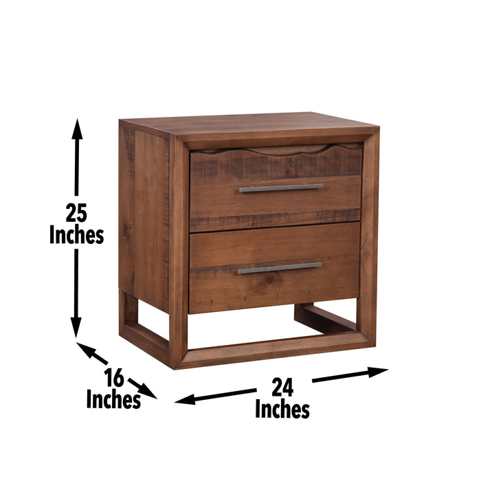 Lofton - Nightstand - Brown