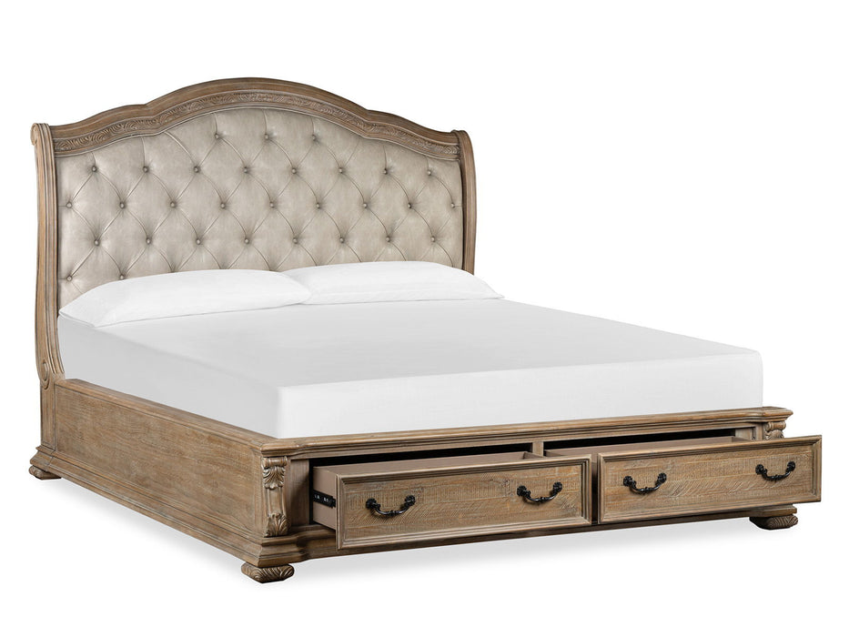 Marisol - Upholstered Sleigh Storage Bedroom Set