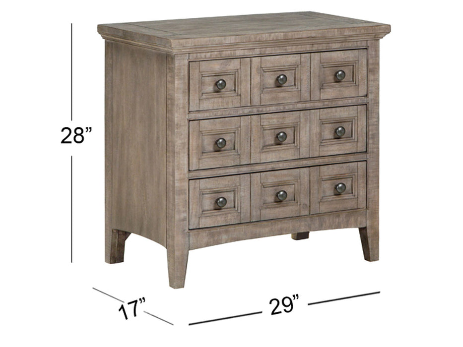 Paxton Place - Wood Drawer Nightstand - Dove Tail Gray