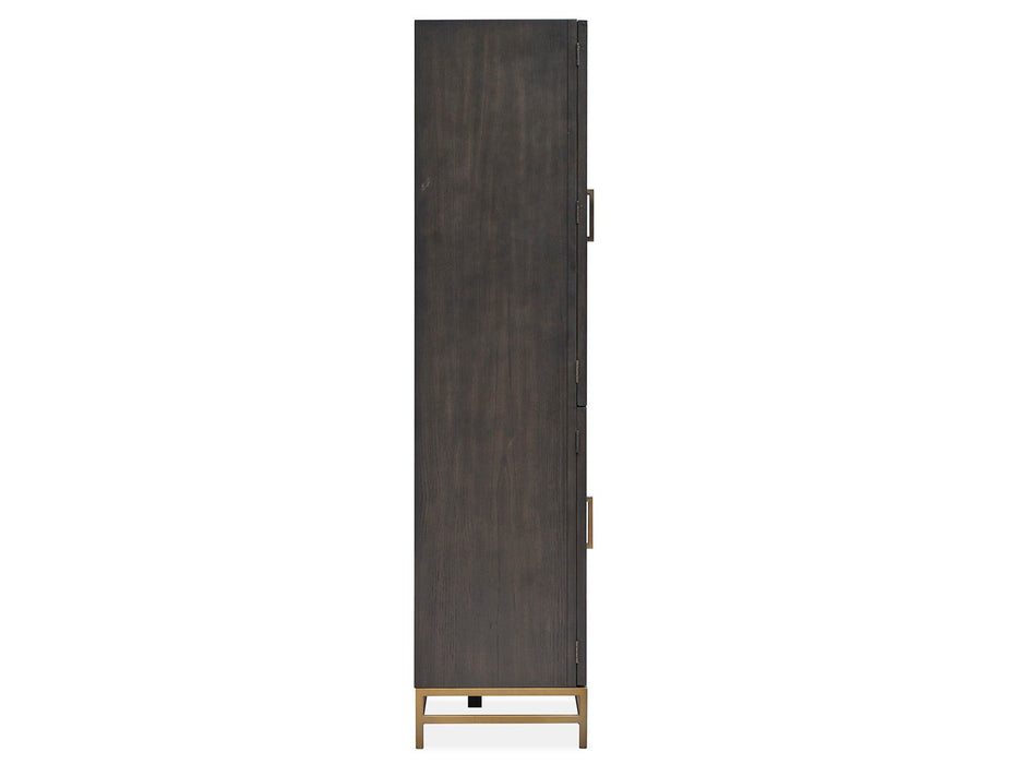 Lindon - Two Tone Dining Cabinet - Dark Brown