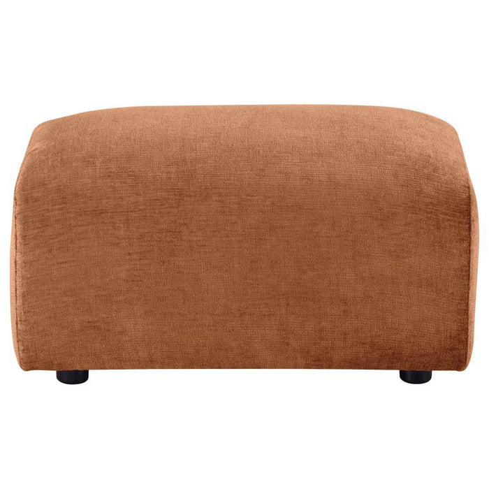 Burnett - Chenille Upholstered Ottoman