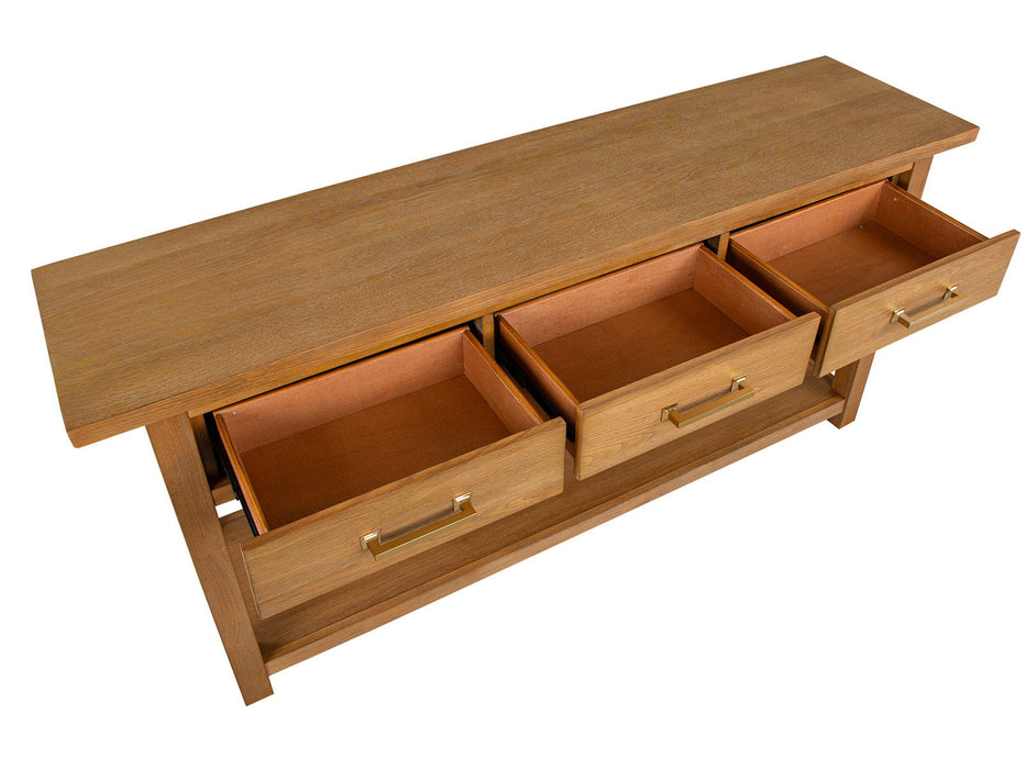 Lindon - Rectangular Sofa Table - Belgian Wheat