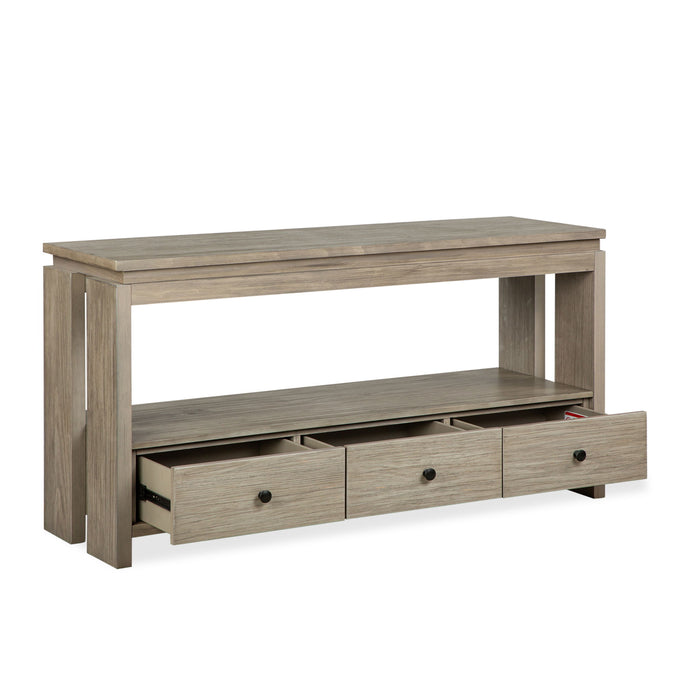 Conrad - Rectangular Sofa Table - Stone Harbor Grey