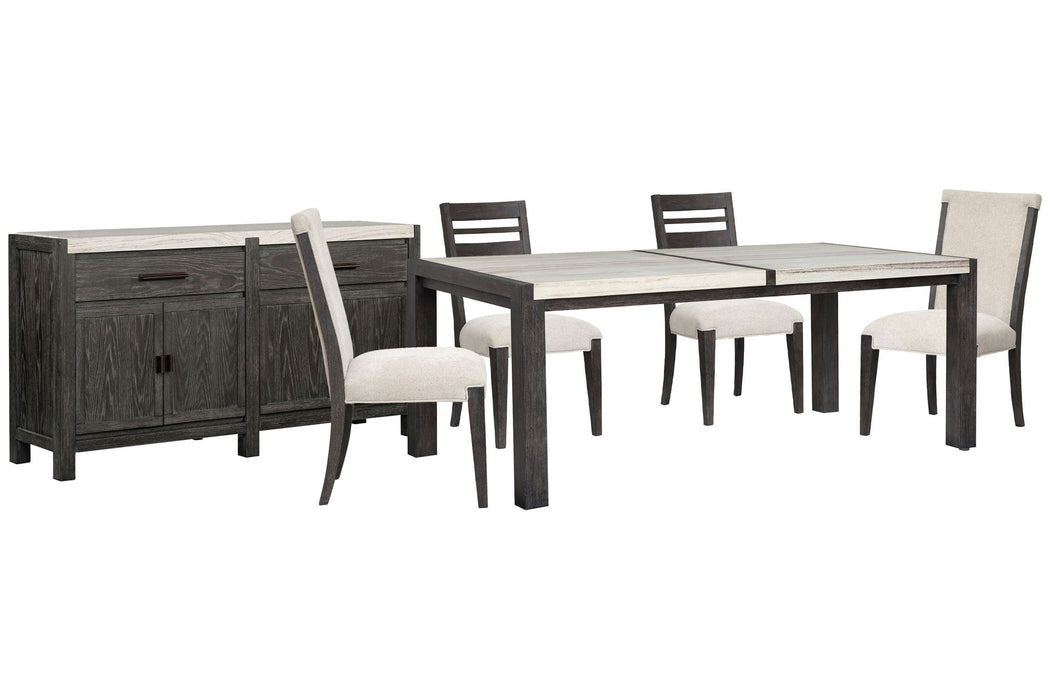 Plum Creek - 6 Piece Rectangular Dining Table Set