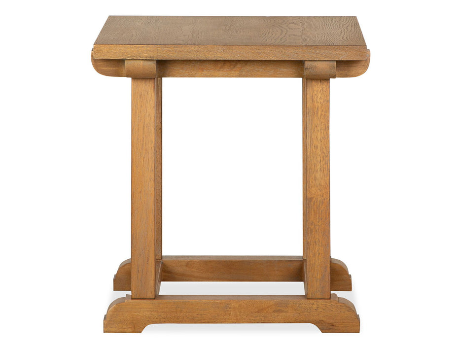 Lindon - Rectangular End Table - Belgian Wheat