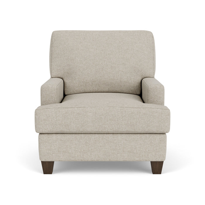 Moxy - Fabric Chair, Straight Track Arms