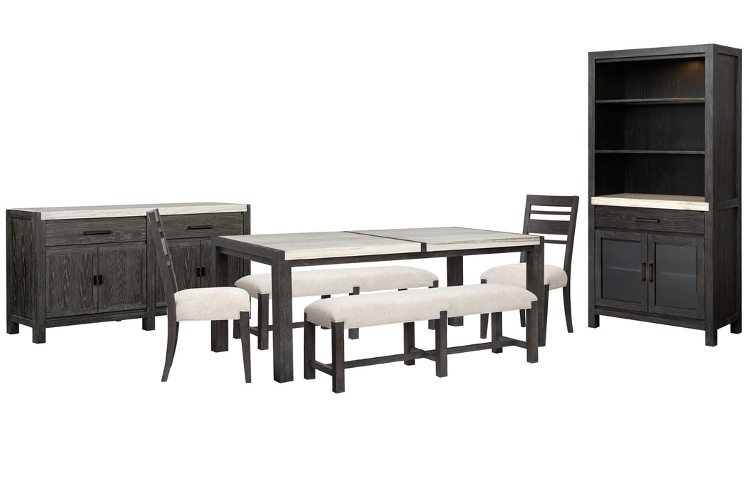 Plum Creek - 7 Piece Rectangular Dining Table Set