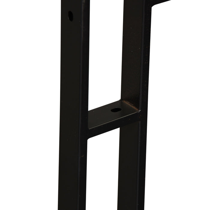 Retro Bed Rack Vintage Series - Metal Day Bed Rack - Black — Furniture Merchandise Outlet