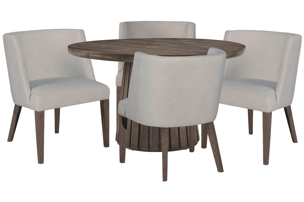 Kavanaugh - Extendable Round Dining Table Set