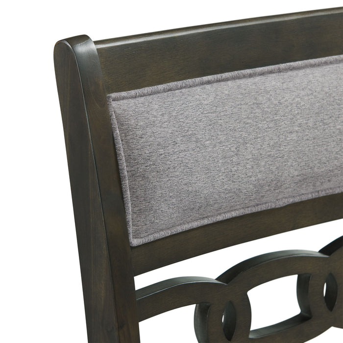 Amherst - Counter Side Chair With Fabric Cushion (Set of 2) - Gray Finish