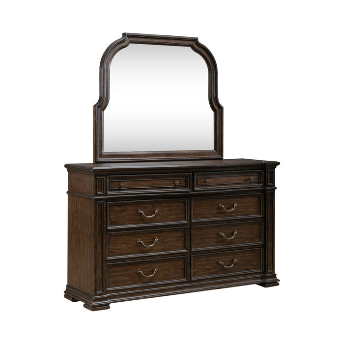Provence Park - Dresser & Mirror - Brown