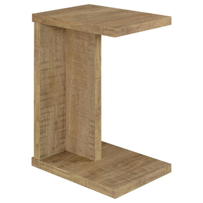 Clower - Engineered Wood C-Shaped Sofa Side Table