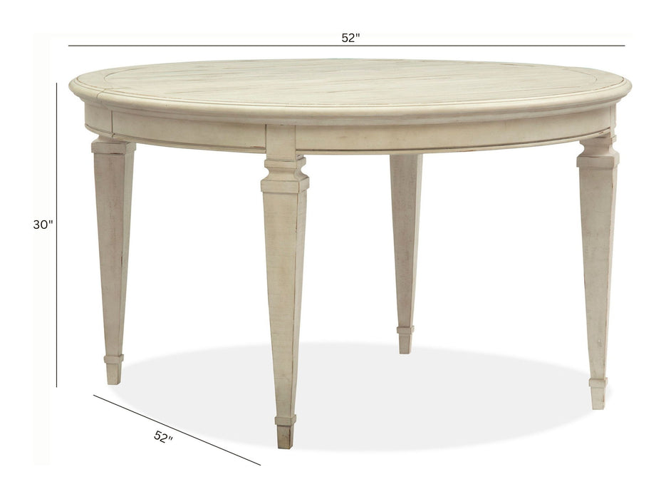 Newport - Round Dining Table - Alabaster