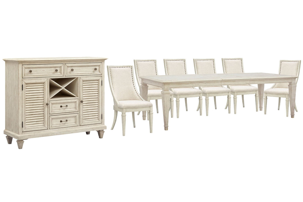 Newport - 8 Piece Extendable Rectangular Dining Table Set