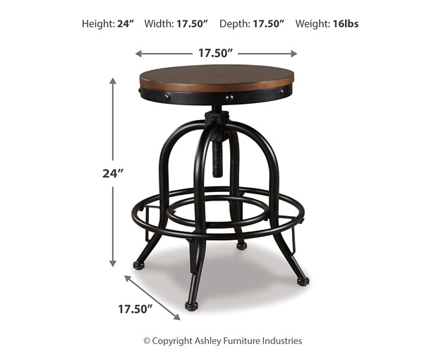 Ashley Express - Valebeck Swivel Barstool (2/CN)