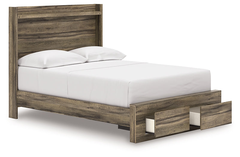 Elbrim Full Panel Storage Bed