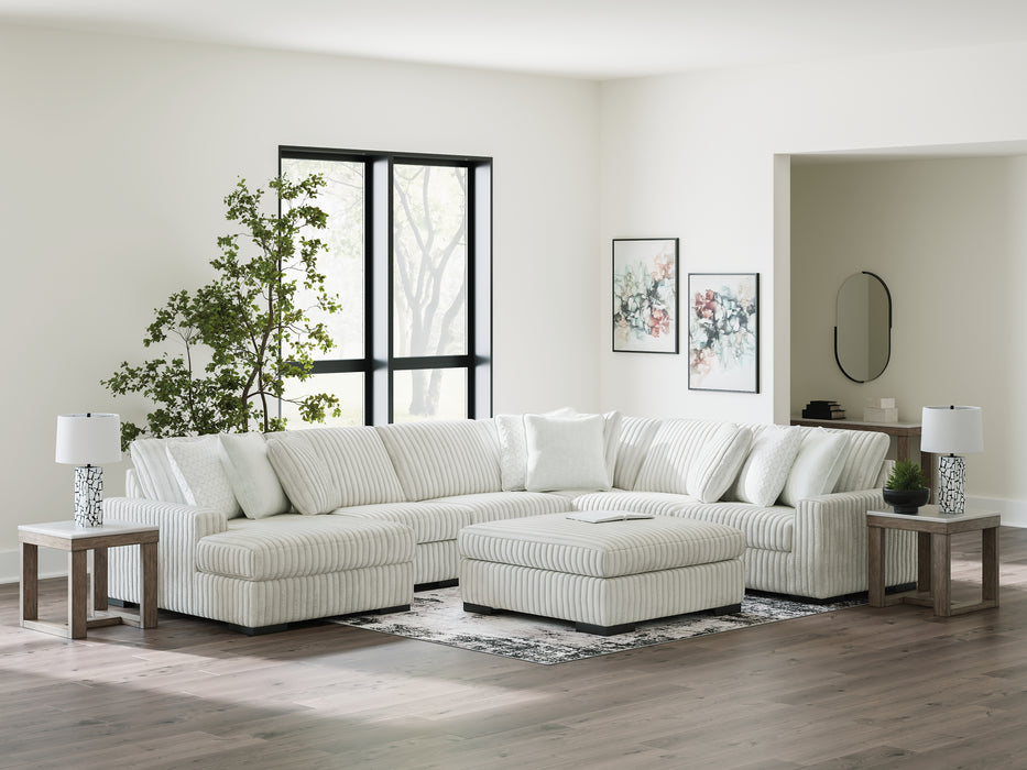 Stupendous 5-Piece Sectional with Chaise