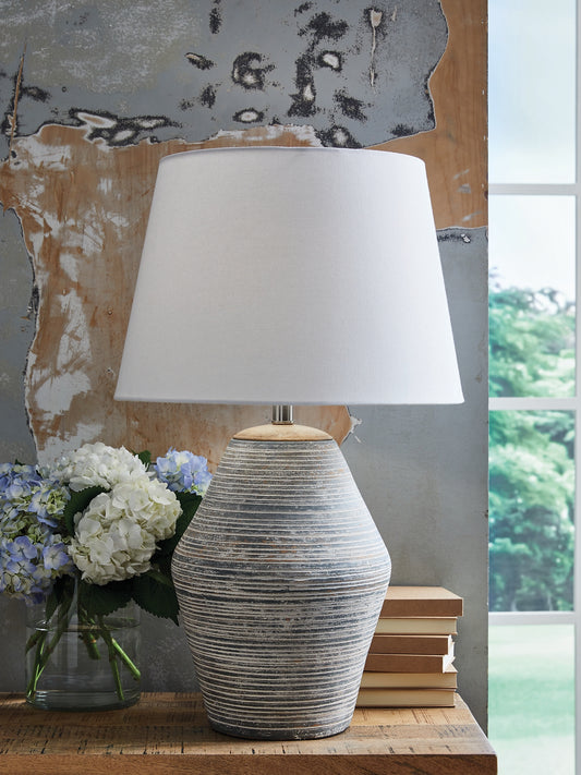 Ashley Express - Lawrock Terracotta Table Lamp (1/CN)