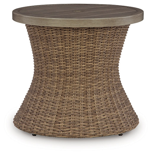 Ashley Express - Laguna Heights Round End Table w/UMB OPT