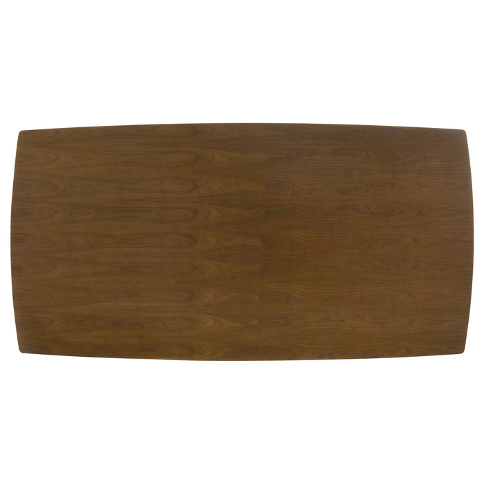 Malone Rectangular 78-inch Wood Dining Table Dark Walnut