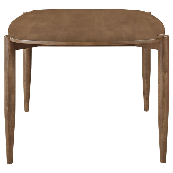 Dortch Oval 63-inch Solid Wood Dining Table Walnut