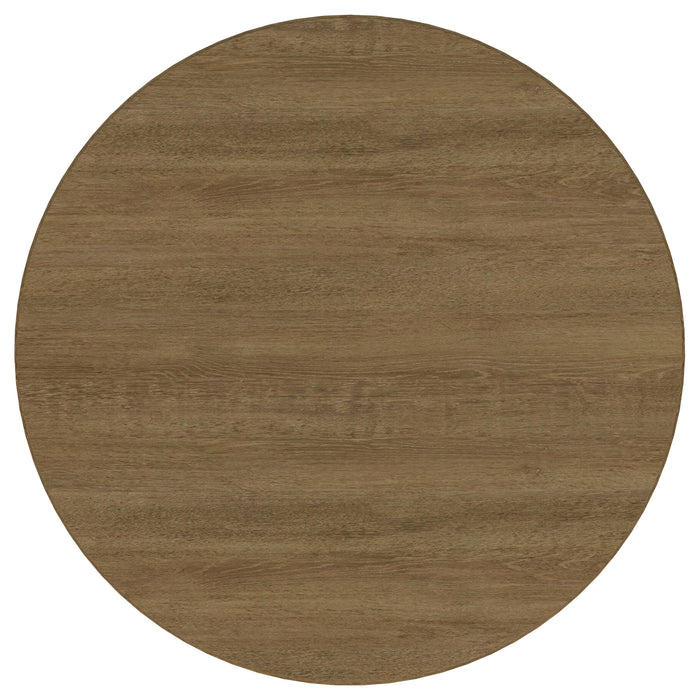Arini 5-piece Round Dining Table Set Sand Wash and Black